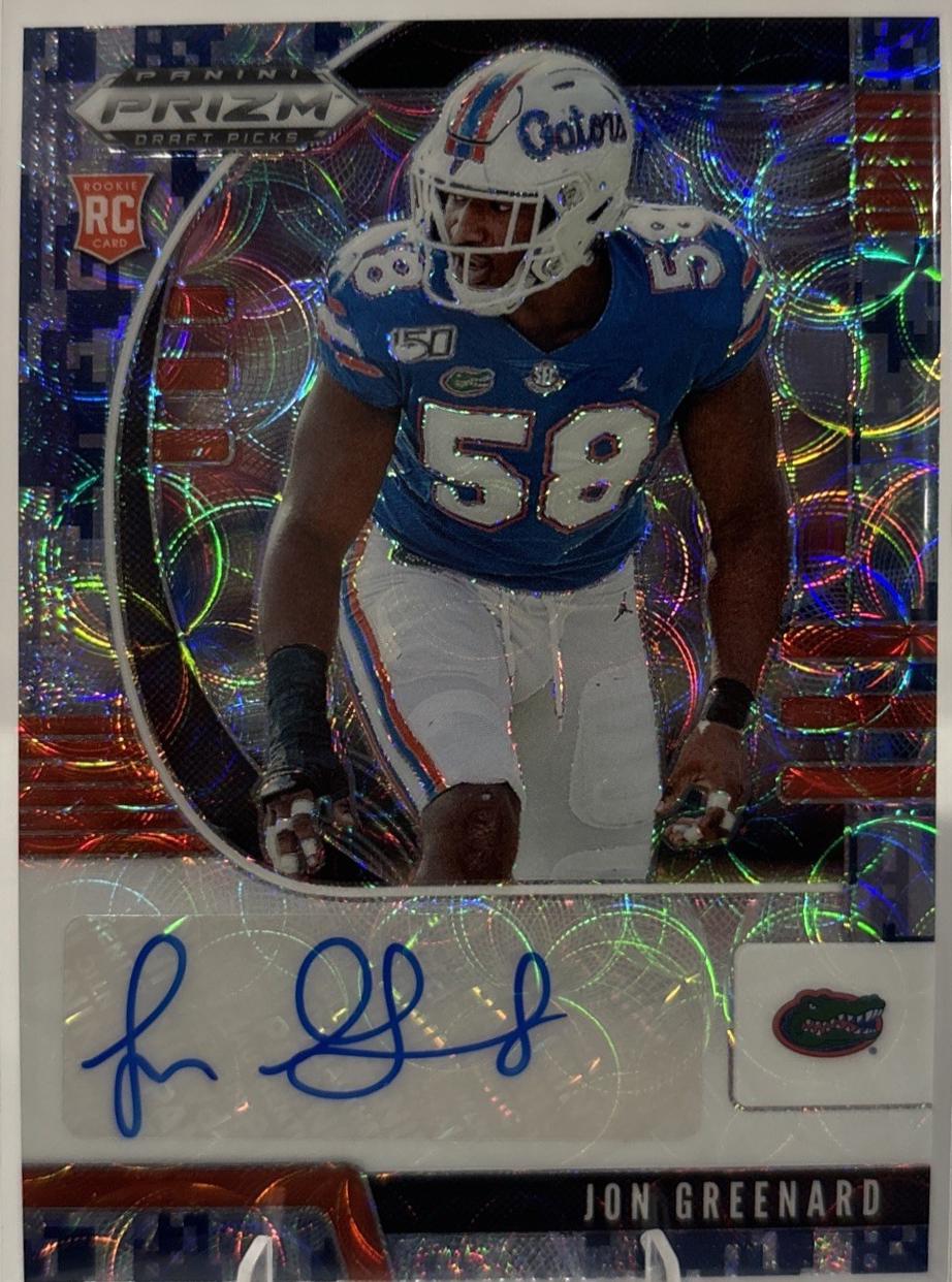 Jon Greenard [Autograph Camo Prizm] #236