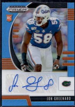 Jon Greenard [Autograph Carolina Blue Prizm] #236