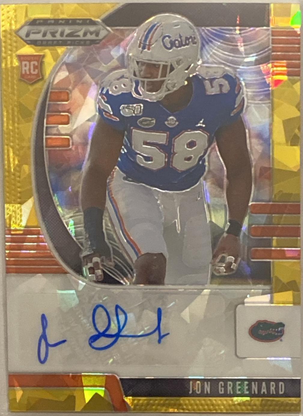 Jon Greenard [Autograph Gold Ice Prizm] #236