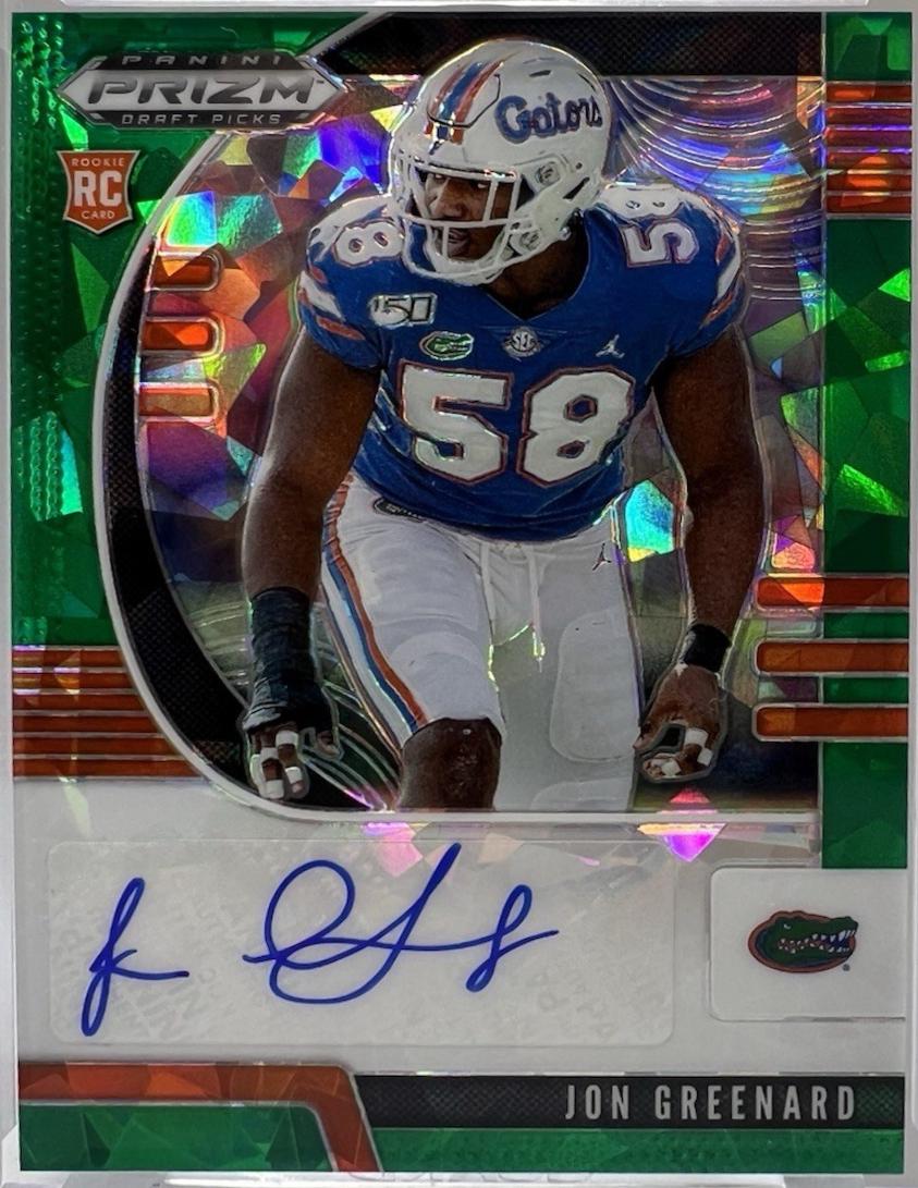 Jon Greenard [Autograph Green Ice Prizm] #236