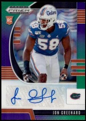 Jon Greenard [Autograph Purple Green Prizm] #236