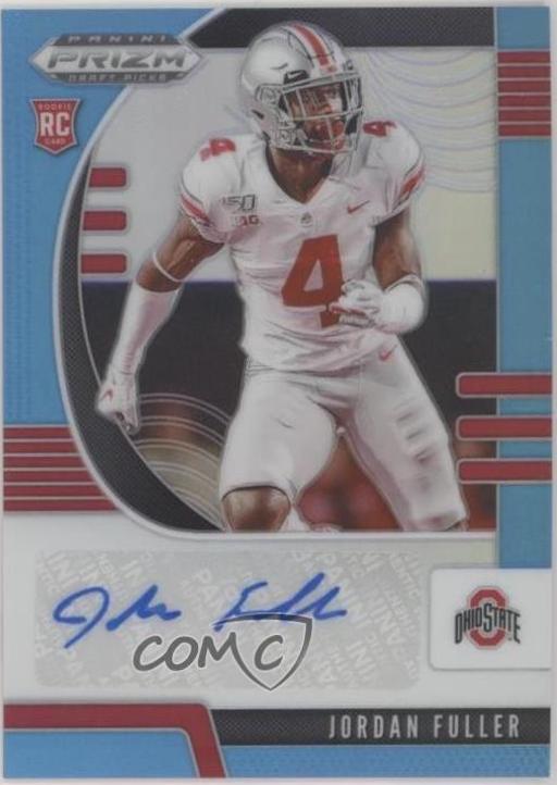 Jordan Fuller [Autograph Carolina Blue Prizm] #212