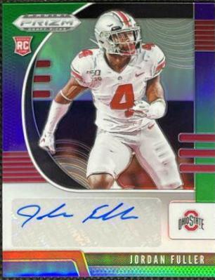 Jordan Fuller [Autograph Purple Green Prizm] #212