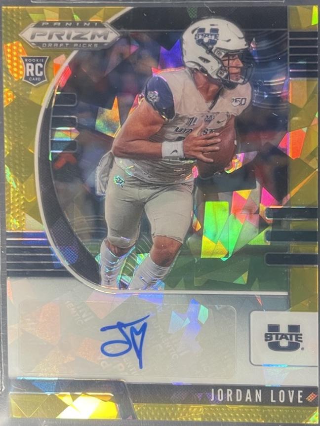 Jordan Love [Autograph Gold Ice Prizm] #148