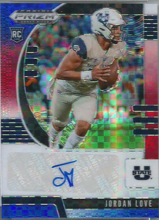 Jordan Love [Autograph Red White Blue Prizm] #148