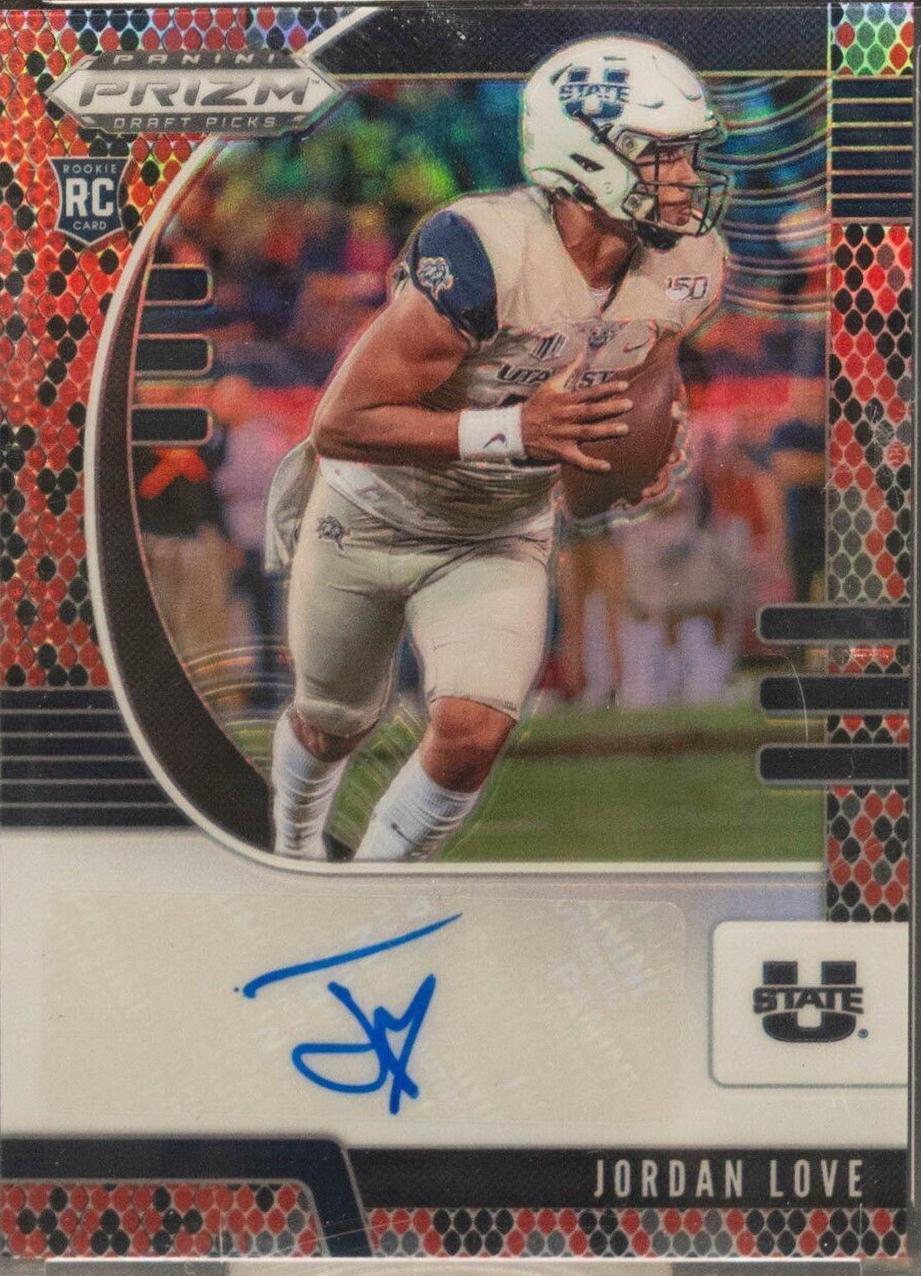 Jordan Love [Autograph Snakeskin Prizm] #148