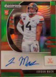 Jordan Mack [Autograph Neon Green Prizm] #180