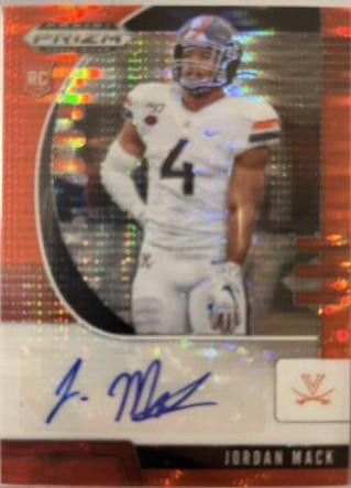 Jordan Mack [Autograph Orange Pulsar Prizm] #180