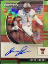 Jordyn Brooks [Autograph Neon Green Prizm] #173