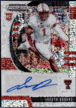Jordyn Brooks [Autograph White Sparkle Prizm] #173