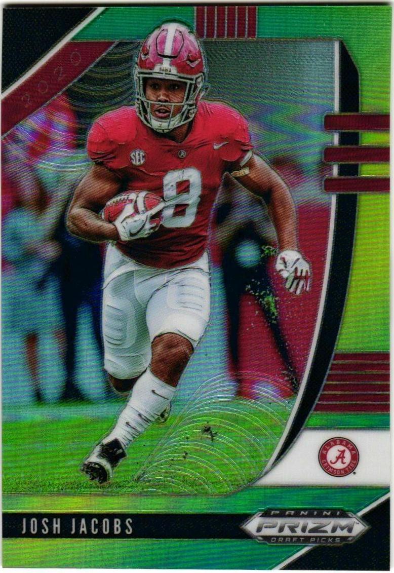 Josh Jacobs [Green, Yellow Prizm] #57
