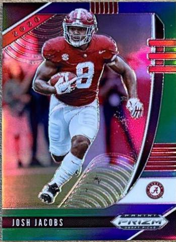 Josh Jacobs [Purple, Green Prizm] #57