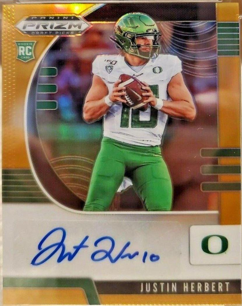 Justin Herbert [Autograph Orange Prizm] #102