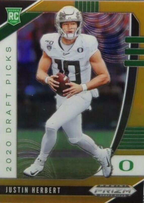 Justin Herbert [Neon Orange Prizm] #102