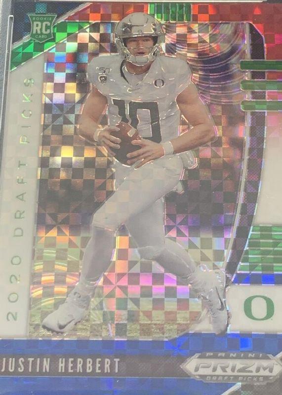 Justin Herbert [Red, White, Blue Prizm] #102