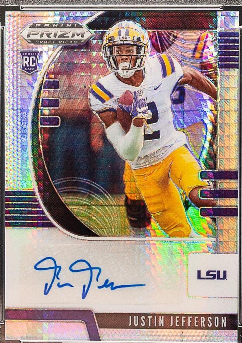 Justin Jefferson [Autograph Hyper Prizm] #126