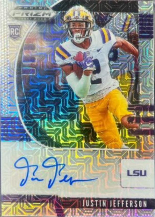 Justin Jefferson [Autograph Mojo Prizm] #126