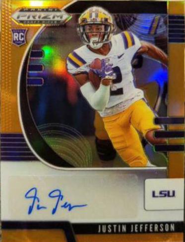 Justin Jefferson [Autograph Orange Prizm] #126