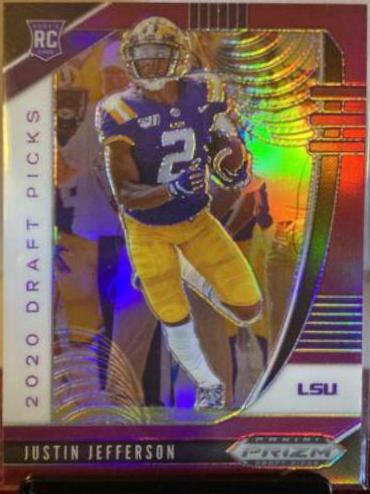 Justin Jefferson [Purple Prizm] #126