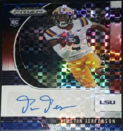 Justin Jefferson [Red, White, Blue Prizm] #126