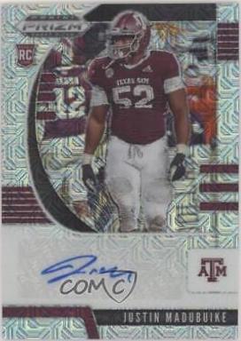 Justin Madubuike [Autograph Mojo Prizm] #177
