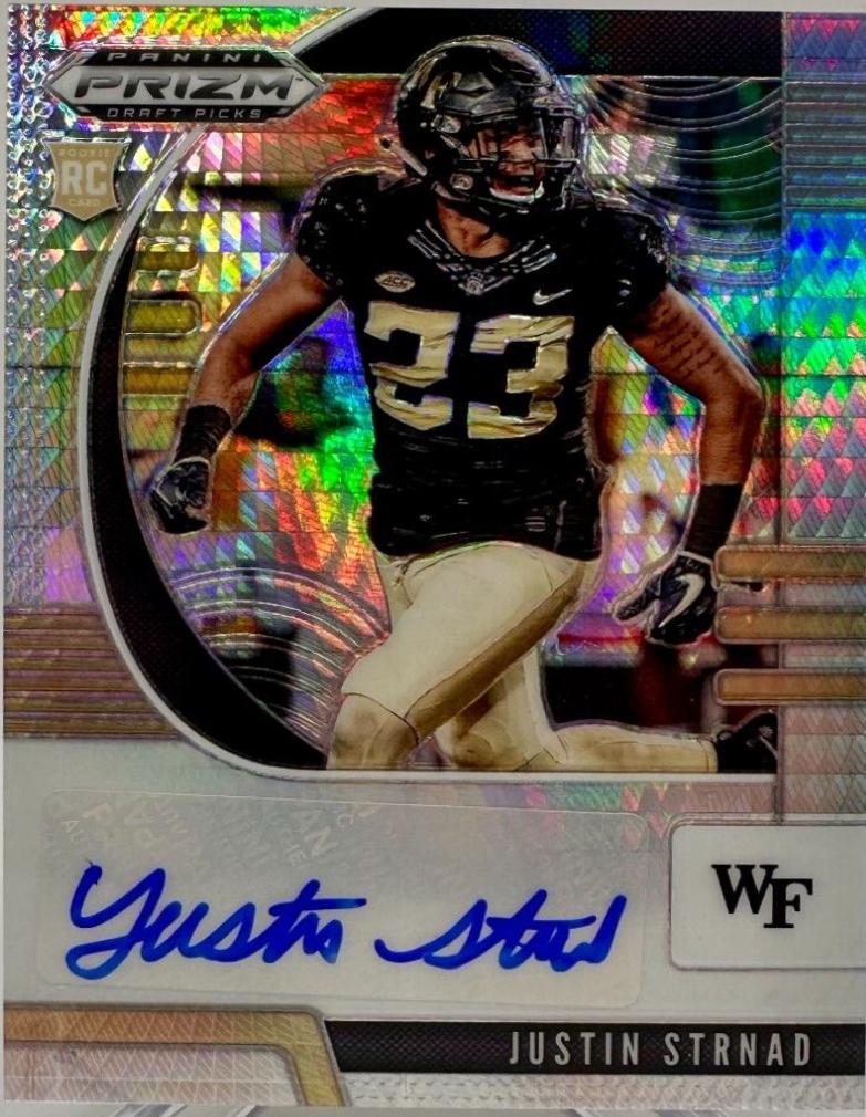 Justin Strnad [Autograph Mojo Prizm] #240
