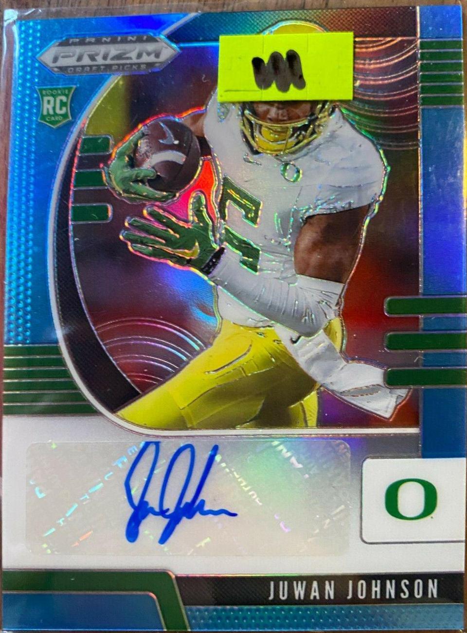 Juwan Johnson [Autograph Carolina Blue Prizm] #204