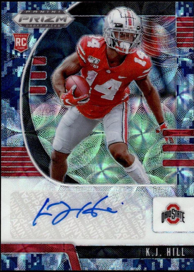 K.J. Hill [Autograph Camo Prizm] #118