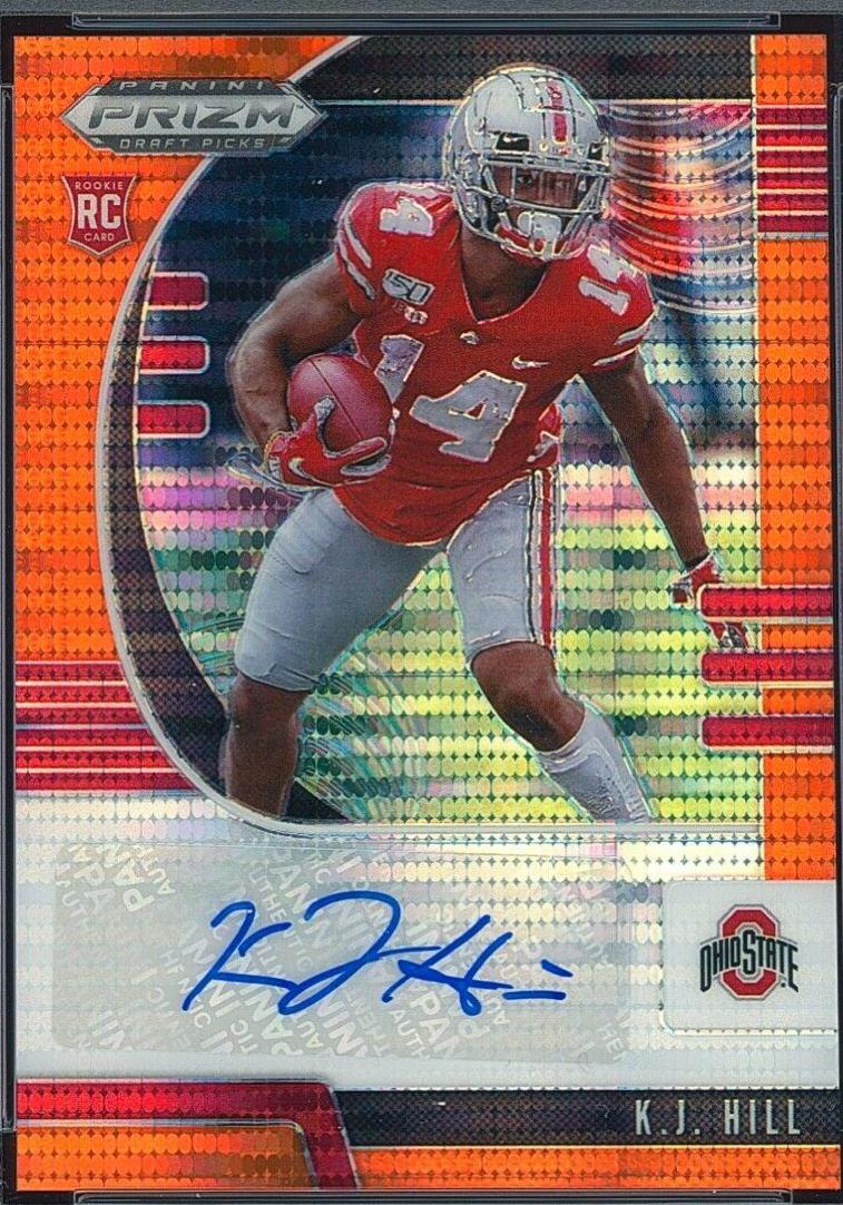 K.J. Hill [Autograph Orange Pulsar Prizm] #118