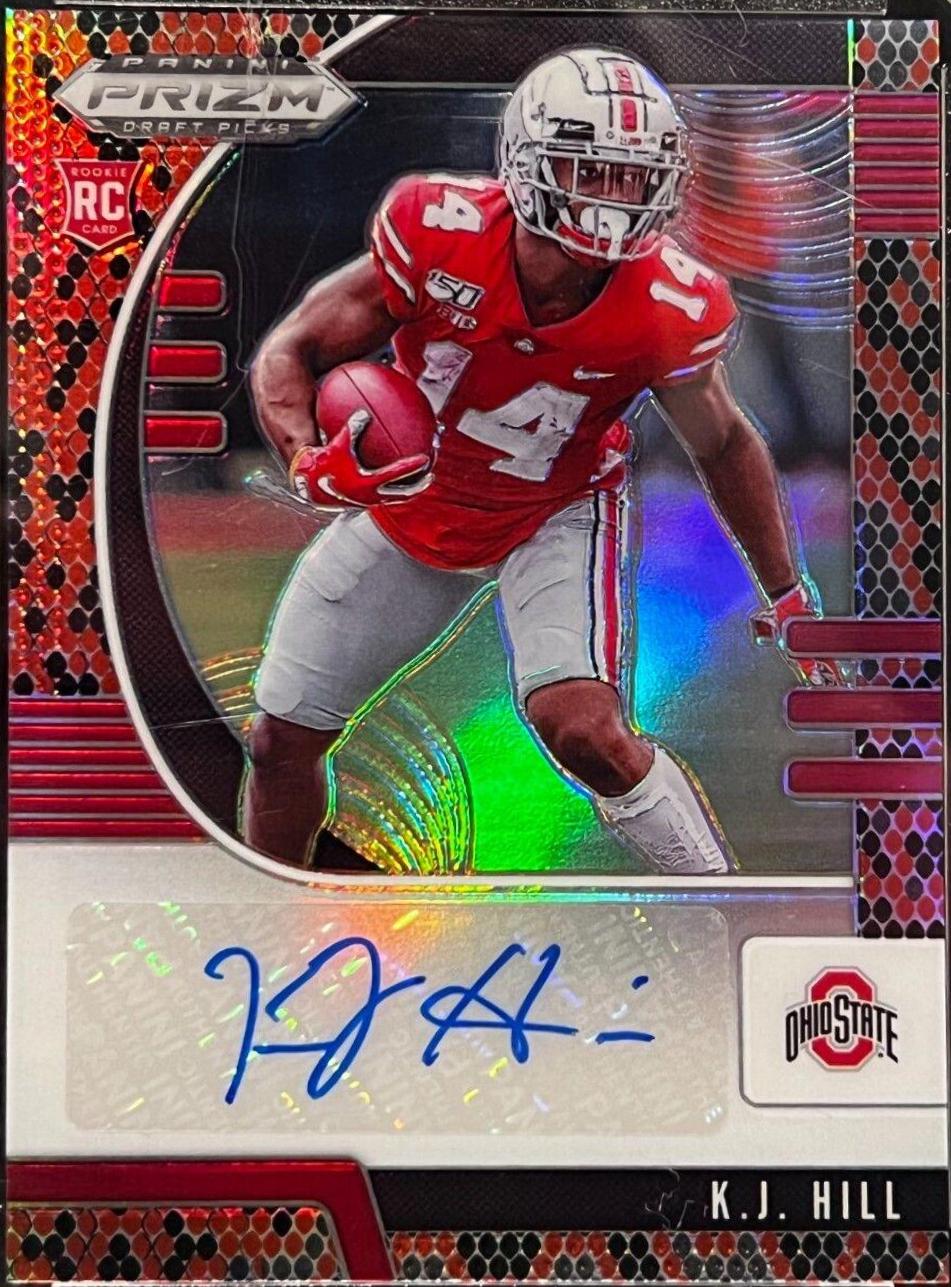 K.J. Hill [Autograph Snakeskin Prizm] #118