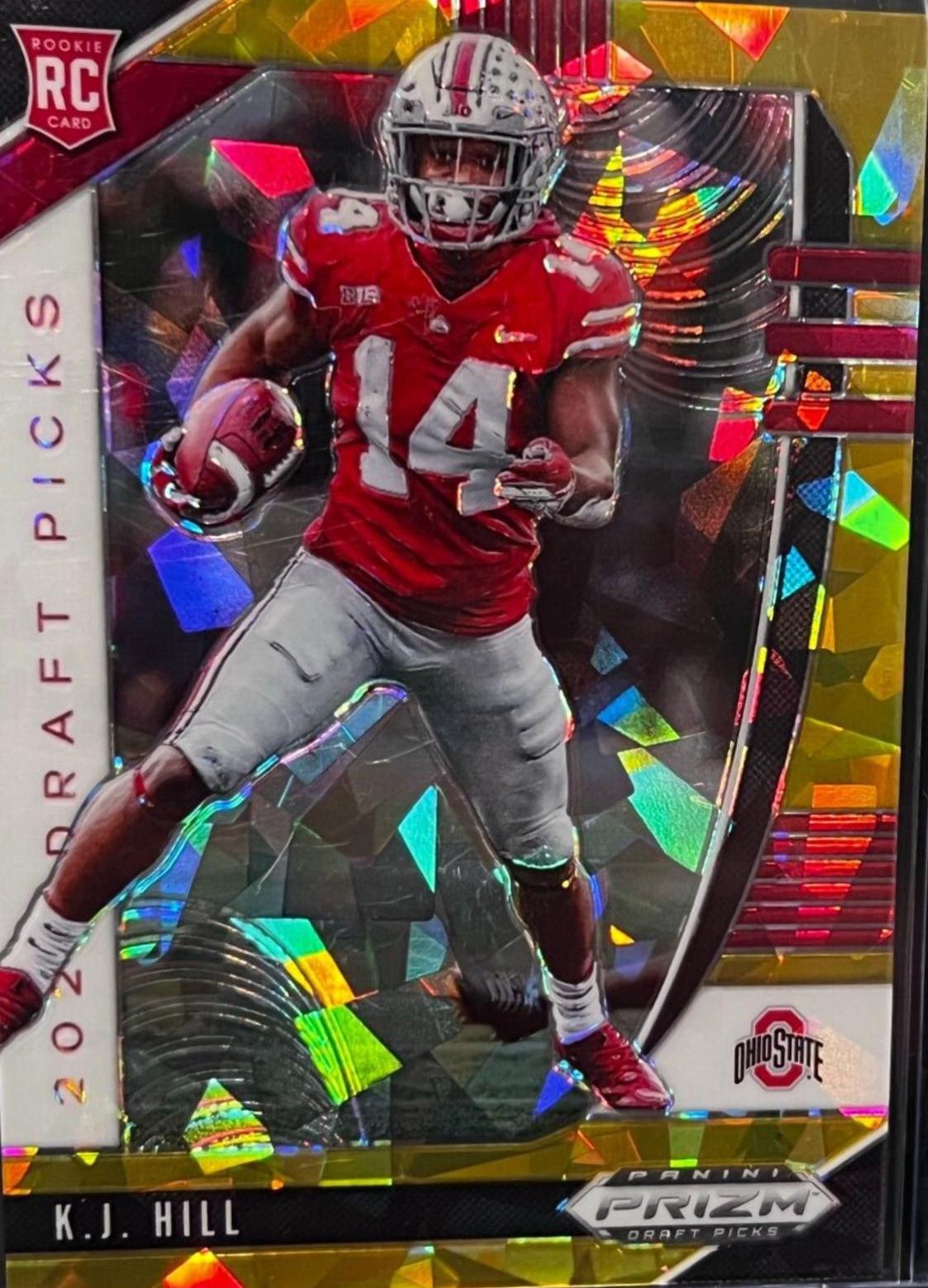 K.J. Hill [Gold Ice Prizm] #118