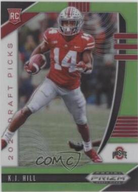 K.J. Hill [Neon Green Prizm] #118