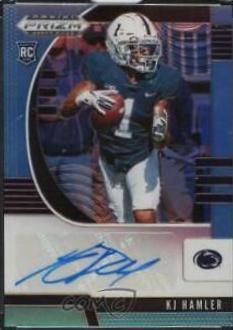 KJ Hamler [Autograph Carolina Blue Prizm] #122
