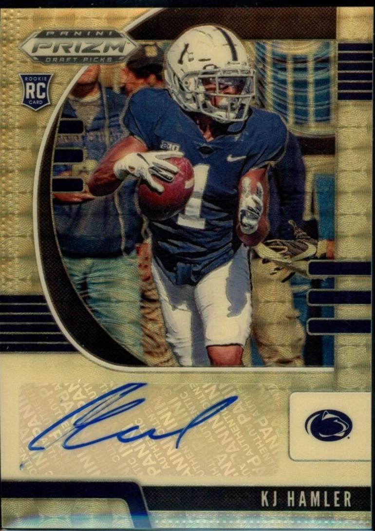 KJ Hamler [Autograph Gold Vinyl Prizm] #122