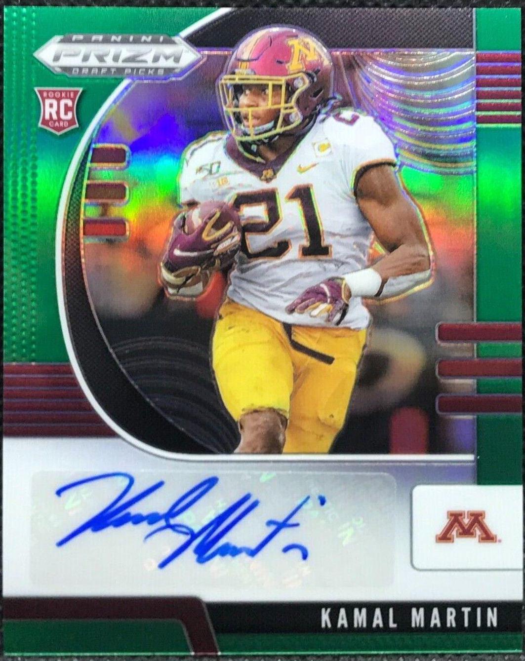 Kamal Martin [Autograph Green Prizm] #253