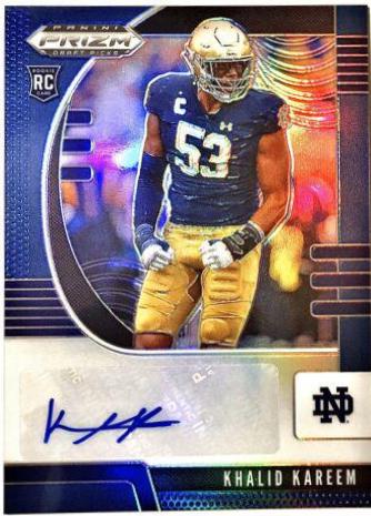 Khalid Kareem [Autograph Blue Prizm] #183
