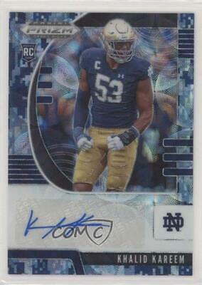 Khalid Kareem [Autograph Camo Prizm] #183