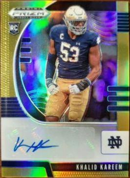 Khalid Kareem [Autograph Gold Prizm] #183