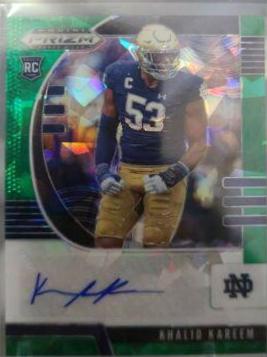 Khalid Kareem [Autograph Green Ice Prizm] #183