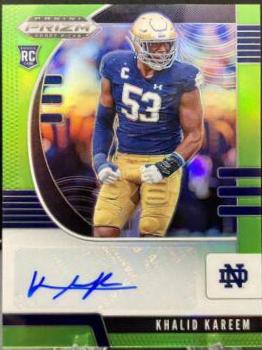 Khalid Kareem [Autograph Green Prizm] #183