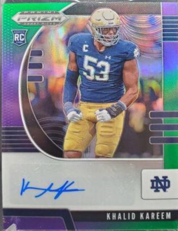 Khalid Kareem [Autograph Purple Green Prizm] #183