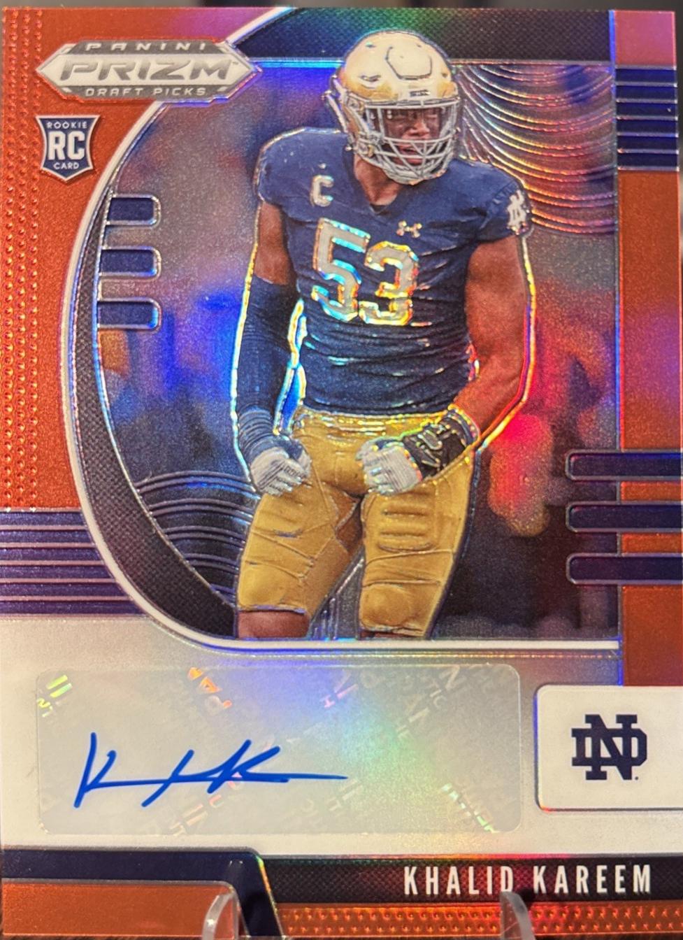 Khalid Kareem [Autograph Red Prizm] #183
