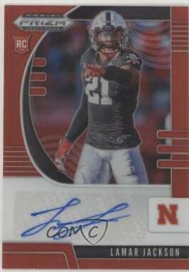 Lamar Jackson [Autograph Red Prizm] #116