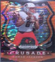 Lamar Jackson [Orange Pulsar Prizm] #70