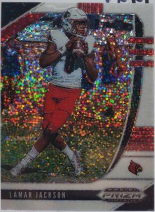 Lamar Jackson [White Sparkle Prizm] #63