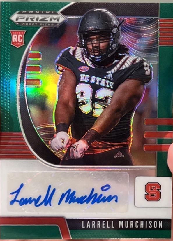 Larrell Murchison [Autograph Green Prizm] #193