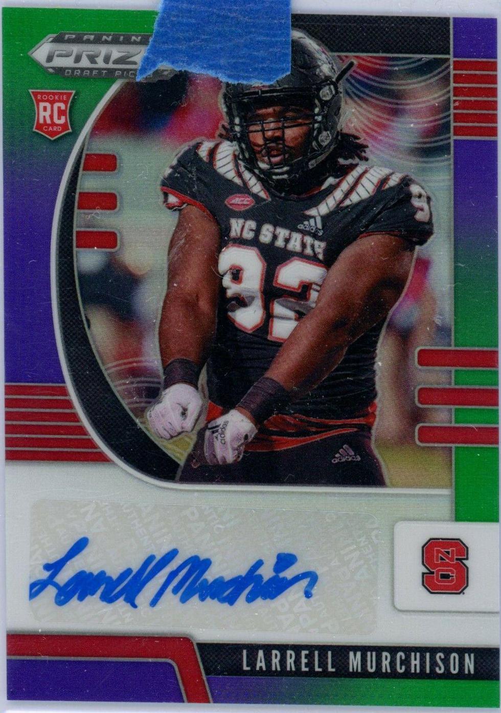 Larrell Murchison [Autograph Purple Green Prizm] #193