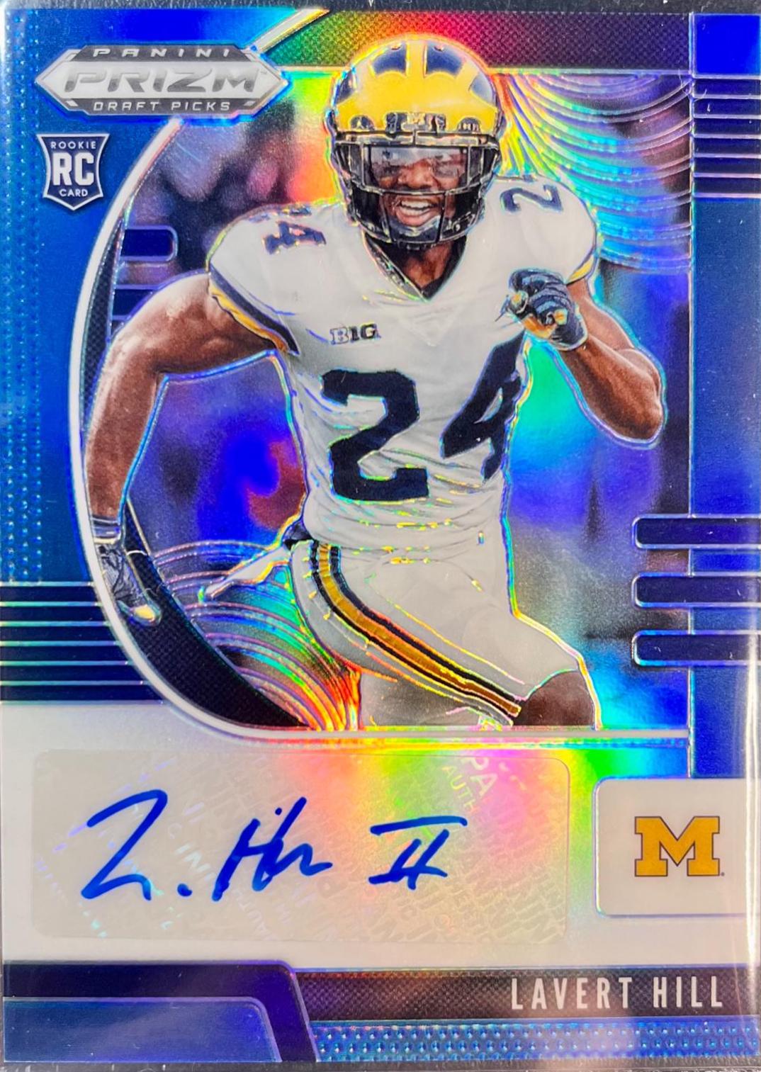 Lavert Hill [Autograph Blue Prizm] #251