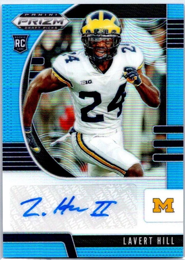 Lavert Hill [Autograph Carolina Blue Prizm] #251