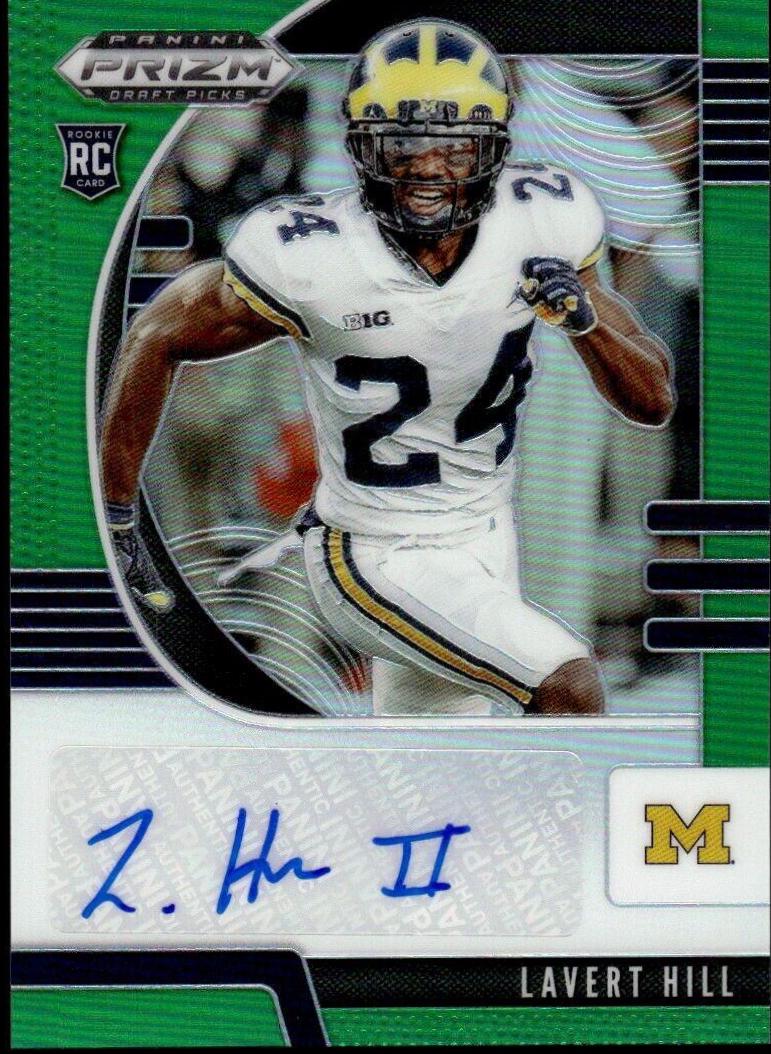 Lavert Hill [Autograph Green Prizm] #251